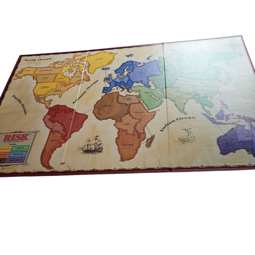 Parker Brothers Vintage 1993 Risk The World Conquest Board Game - Picture 5 of 10